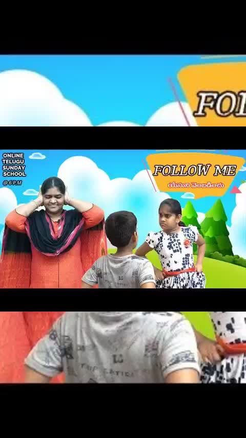 Follow me(యేసుని వెంబడించు)|Online Telugu Sunday School |Episode 32| |Sis.Swetha Moses | URPF |