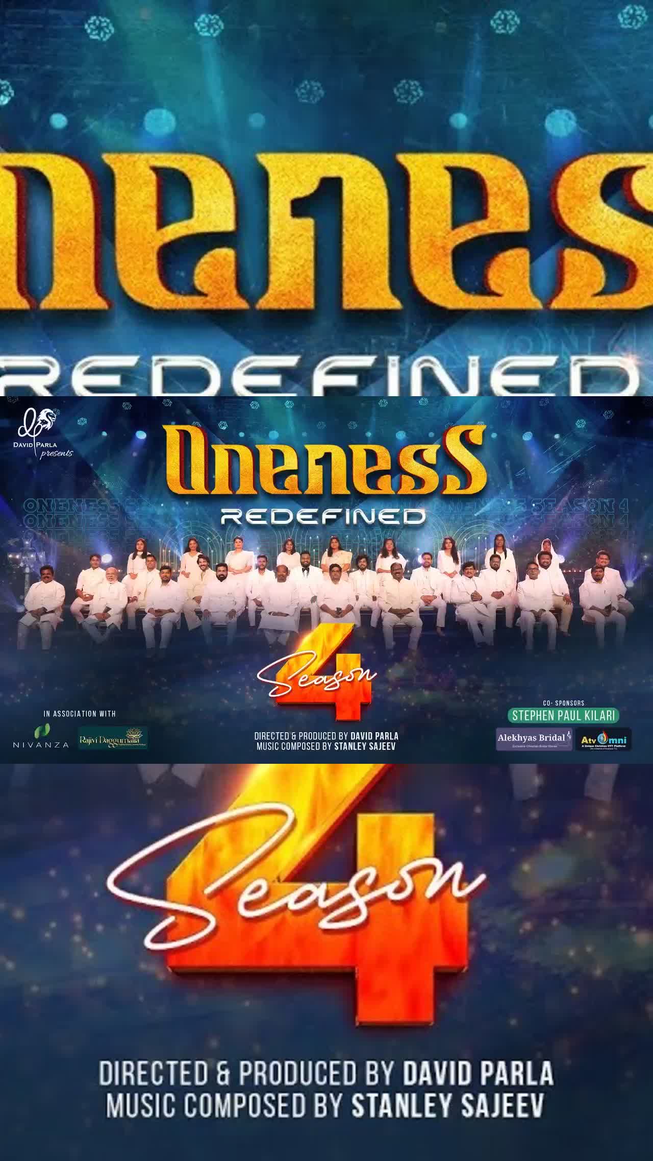  ONENESS | SEASON 4 | REDEFINED | PS DAVID PARLA | STANLEY SAJEEV
